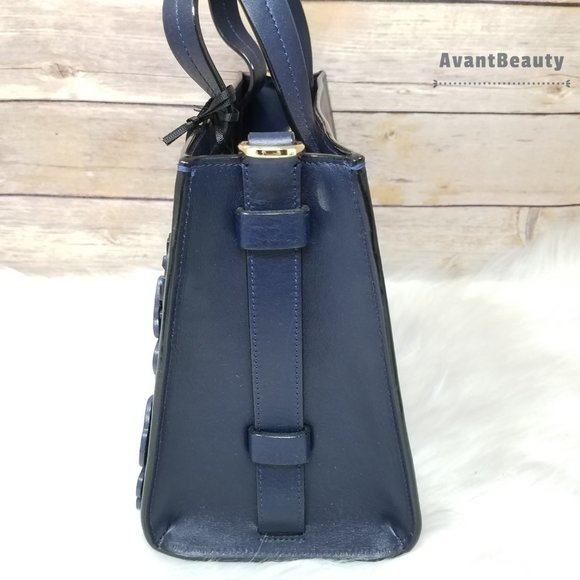 Kate Spade Madison Alpine Drive Sam  Navy Satchel - Picture 8 of 11